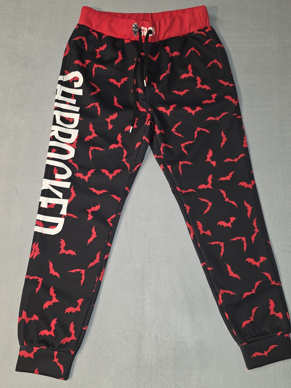 ShipRocked Curise Goth Bat Joggers Mens Medium